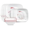 Corelle® Square Splendor 12-piece Dinnerware Set, Service for 4