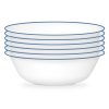 Corelle® Botanical Stripes 18-ounce Cereal Bowls, 6-pack